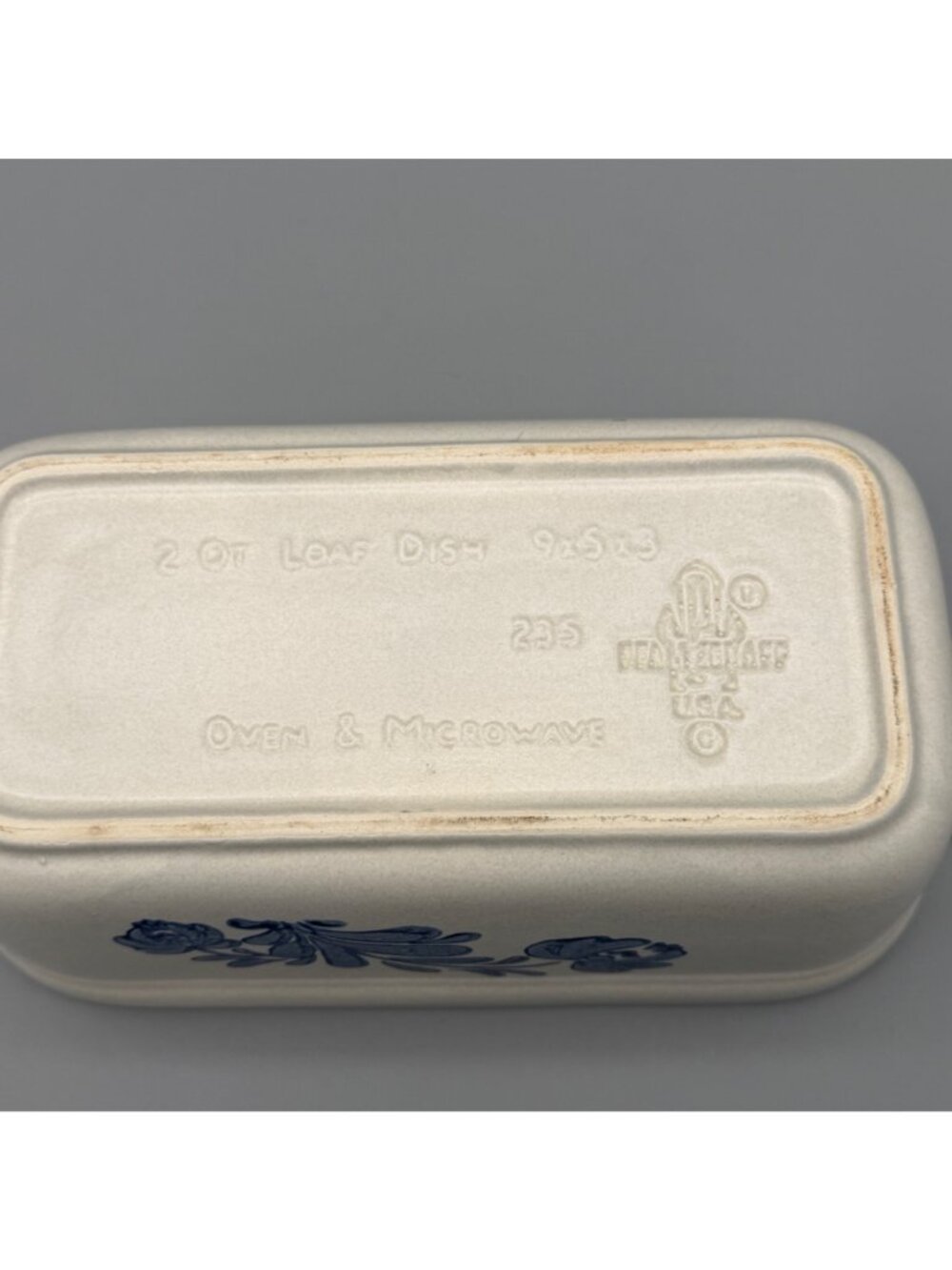 Pfaltzgraff Yorktowne 9x5x3 Stoneware #235 Handled Loaf Dish 2 Qt - Picture 8 of 8
